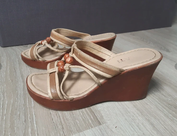 Sandales à talons, type mules