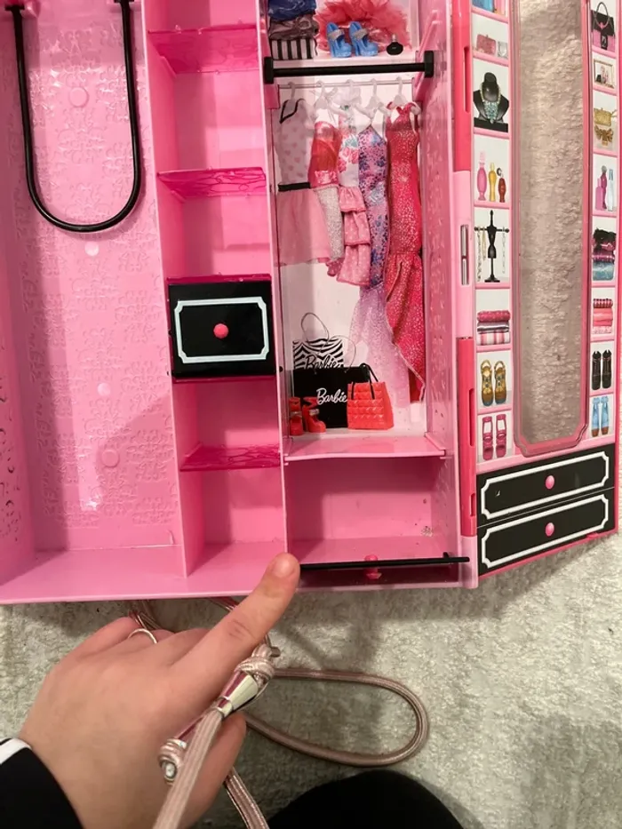 Joué fille et garçons dressing barbie rose - photo numéro 5