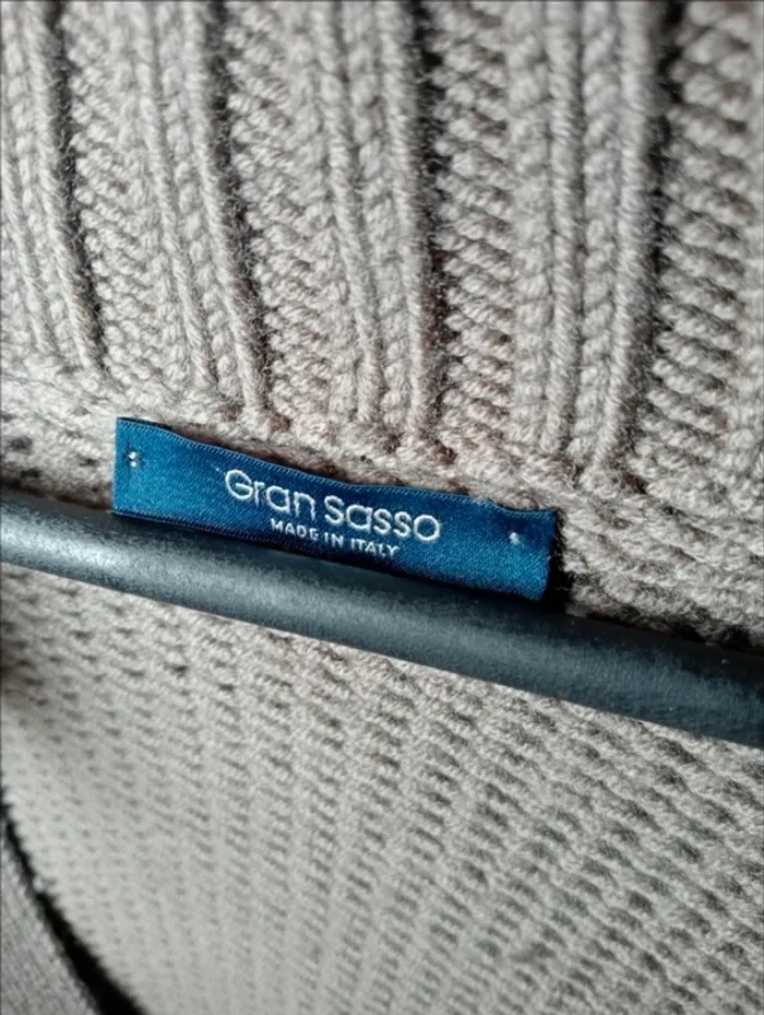 Cardigan Gran Sasso Laine taille L - photo numéro 5