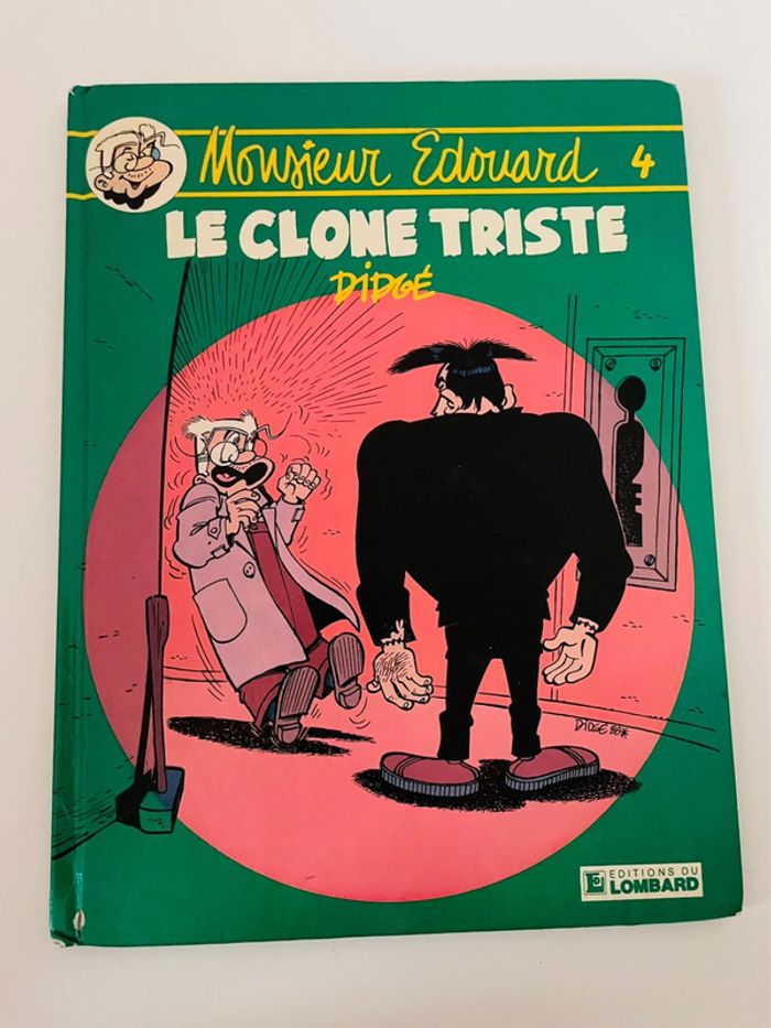BD bande dessinée Monsieur Édouard le clone triste