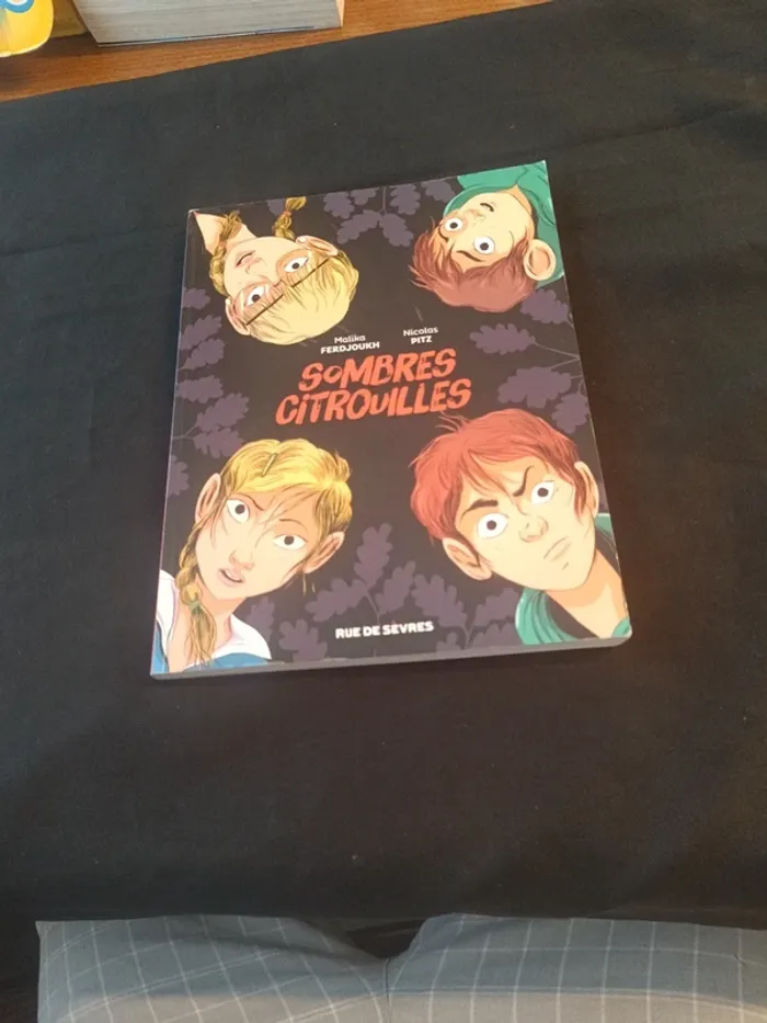 Très belle bande dessinée sombre citrouille