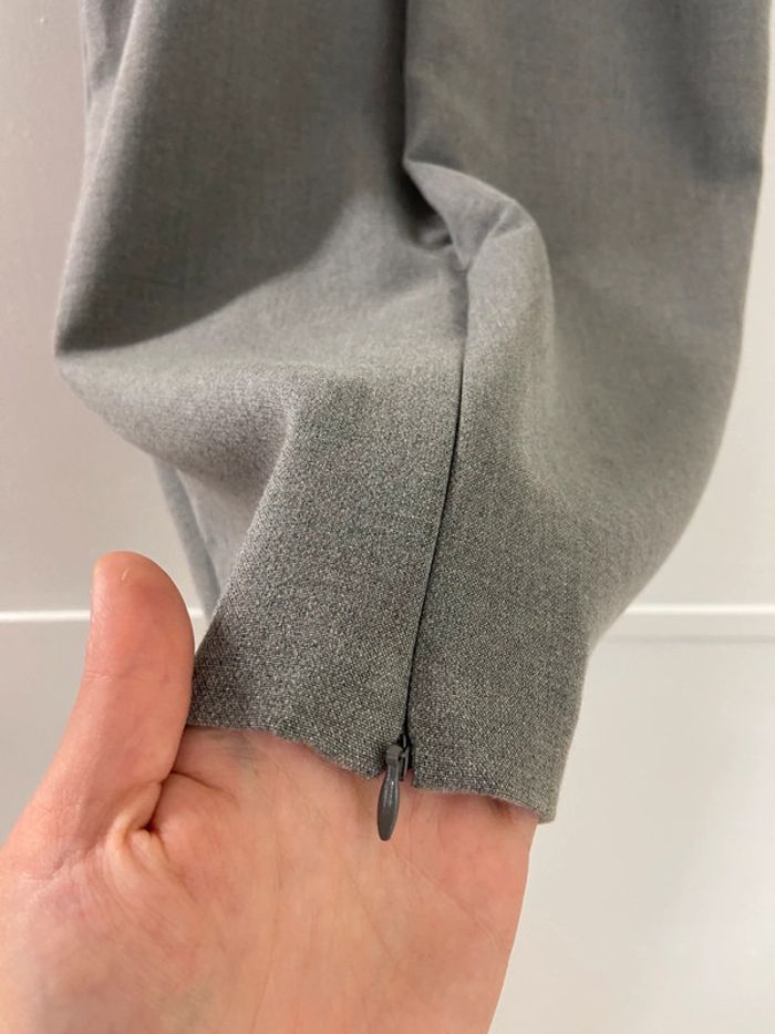 Robe grise moulante sexy Zara taille S - photo numéro 3