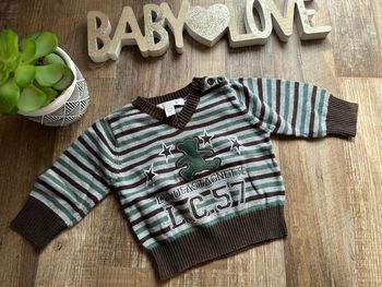 - Pull Lulu castagnette  - 3 mois  - Très bon état