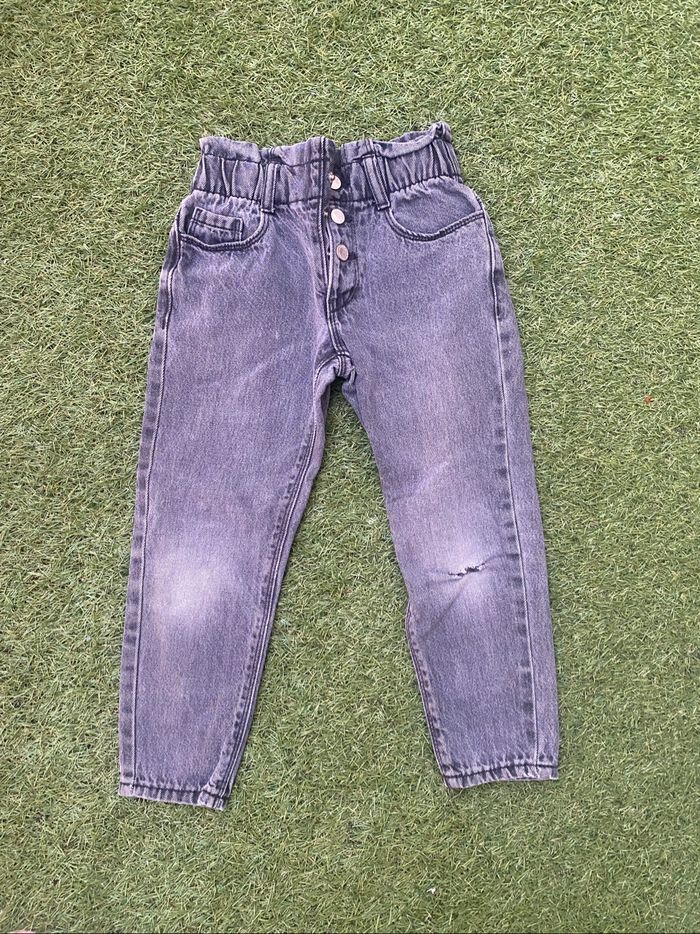 Pantalon taille haute / jean Mom - photo numéro 3