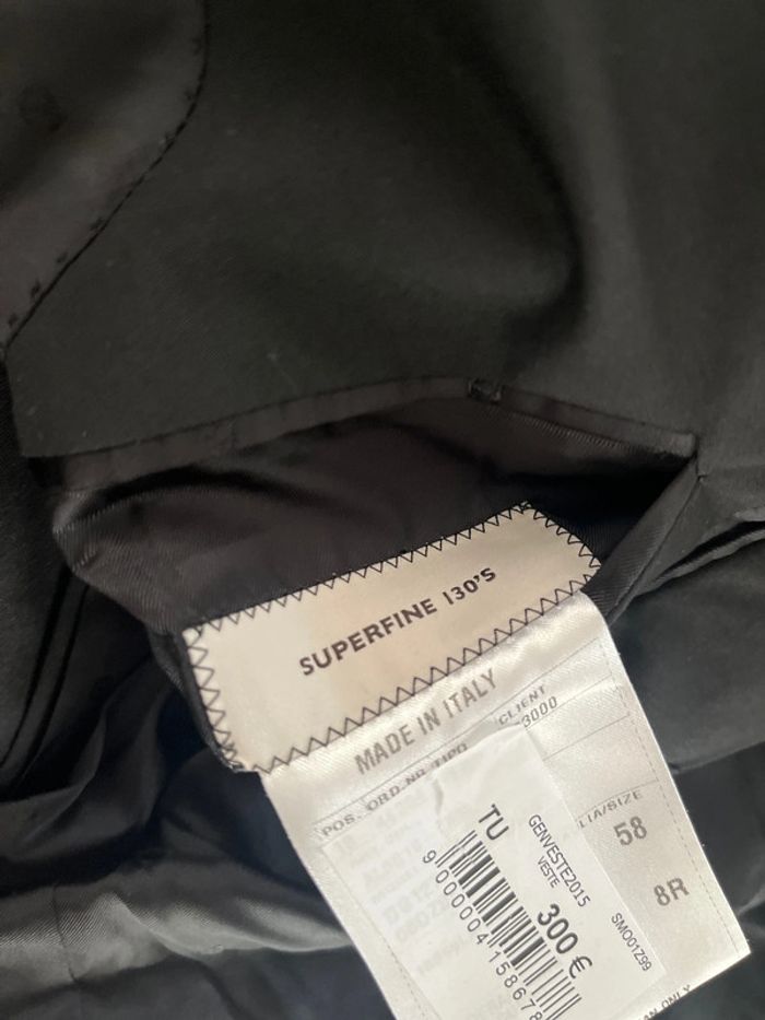 Veste de costume de luxe Smalto superfine neuve taille 58 prix boutique 300€ - photo numéro 7