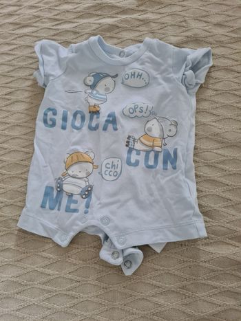 Lot trois combi short en 1-3 mois