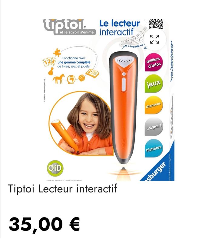 Stylo tip toi ravensburger
