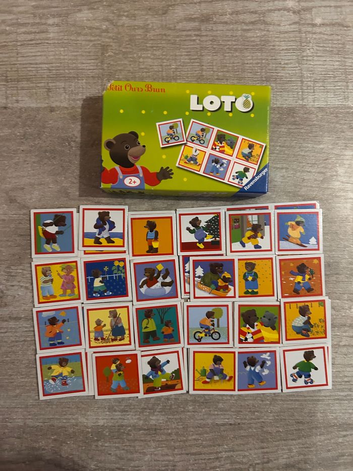 Loto petit ours brun