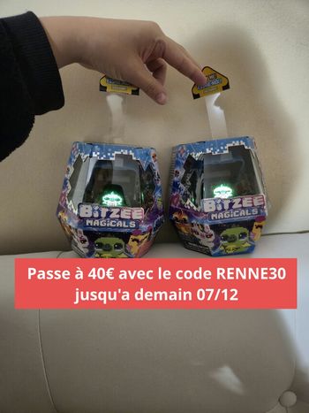 Lot de 2 Bitzee Magicals spin master mon compagnon interactif