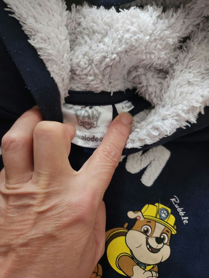 Sweat pat patrouille taille 4 ans - photo numéro 3