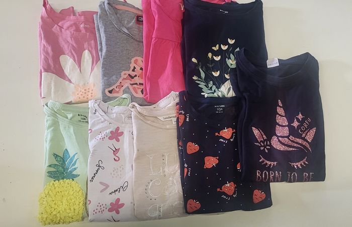 Lot t-shirts 10 ans