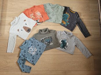 Lot t-shirts manches longues