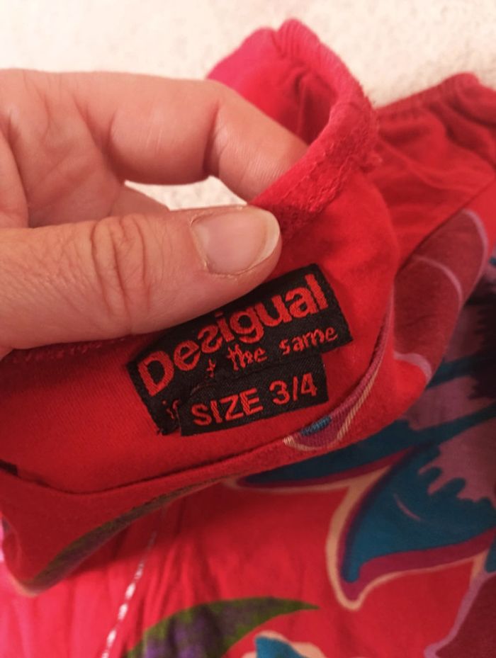 Robe manches courtes été Fille 3/4 ans Desigual - photo numéro 2