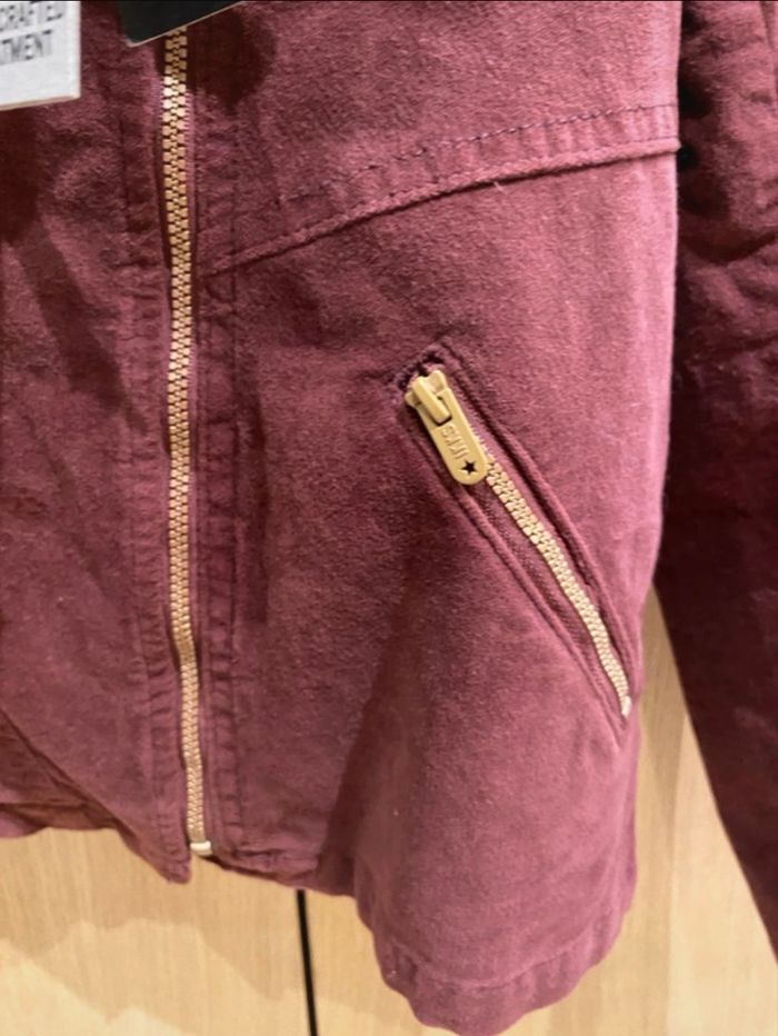 Veste motard fille 12 ans  IKKS en velours   – neuve - photo numéro 5