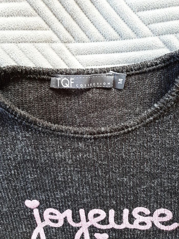 Pull léger 14 ans gris - photo numéro 3