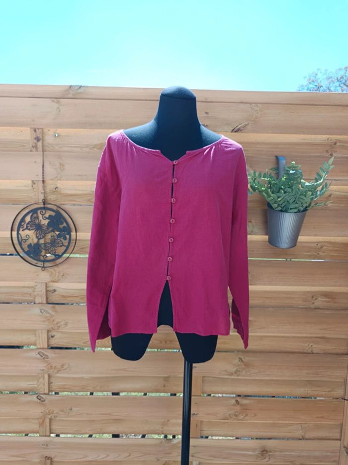 Blouse fushia taille 38/40