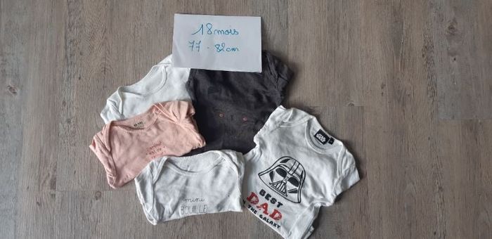 Lot de 5 bodys manches longues