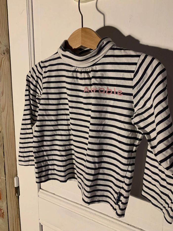 T-shirt col roulé, les petits cailloux - photo numéro 3