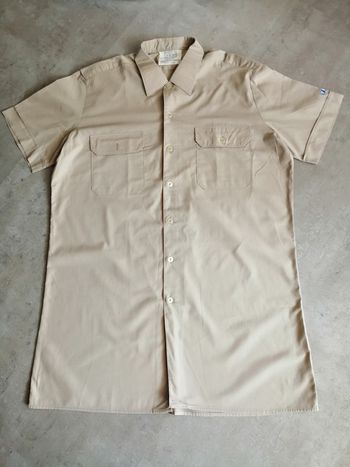 Chemise manches courtes beige Taille 41/42 Rawe Rheda