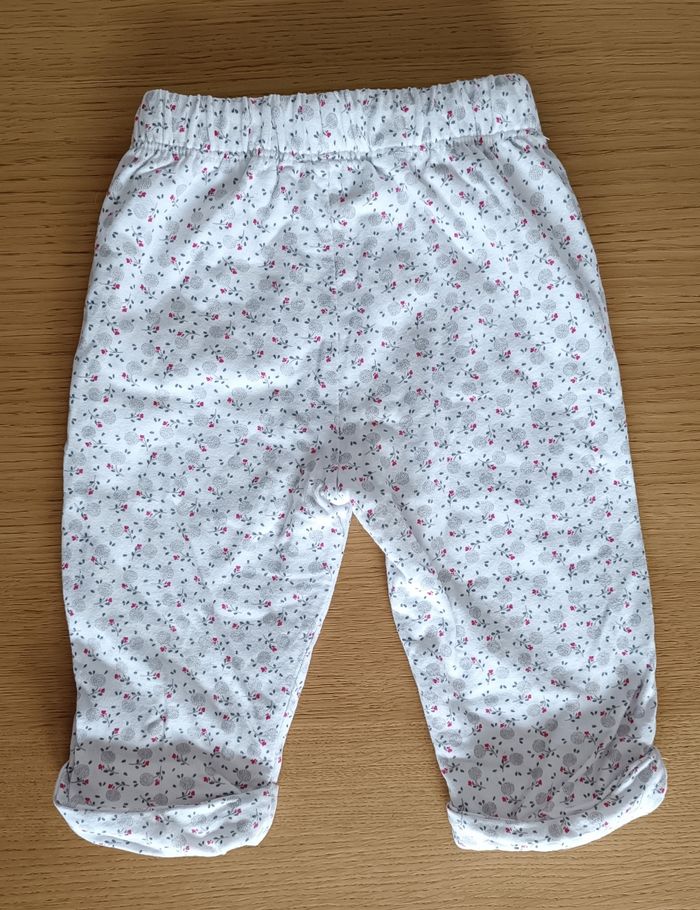Pantalon doublé épais Mon Premier Major blanc rouge gris 6 mois 67 cm fille - photo numéro 6