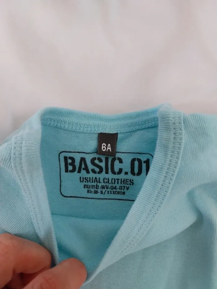 Tee-shirt manche courte garçon 6 ans - photo numéro 3