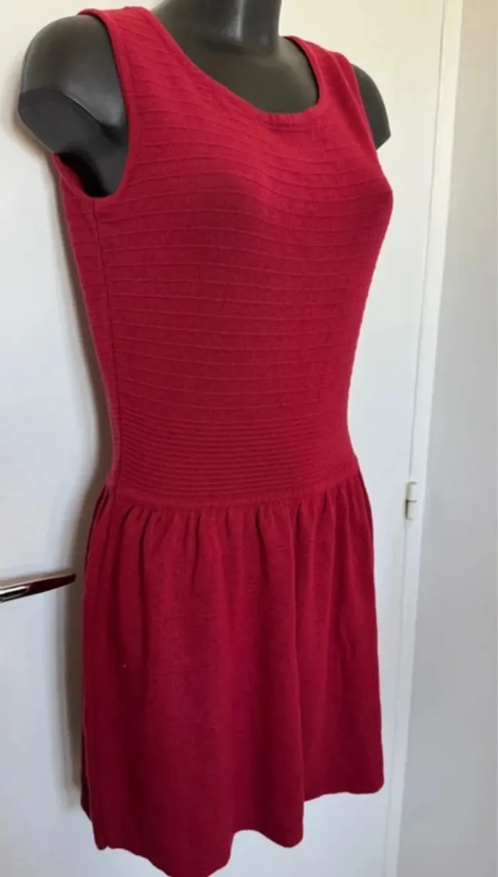 Robe Naf Naf rouge/terracotta - photo numéro 2