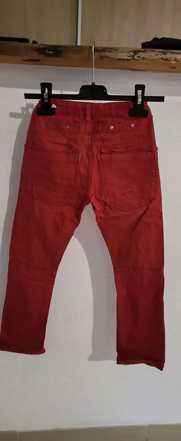 Jeans rouge Okaïdi 5 ans - photo numéro 3
