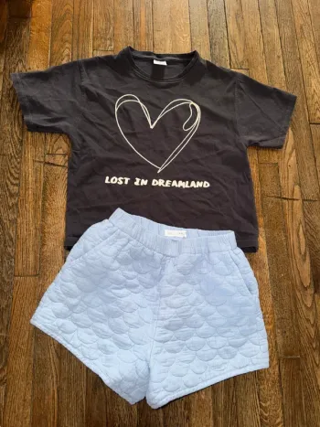 tshirt et short Zara 14 ans
