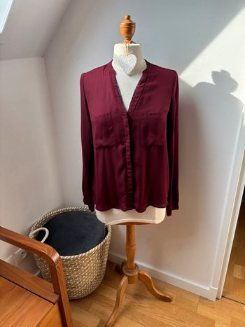 Blouse ML bordeaux - Promod - T38