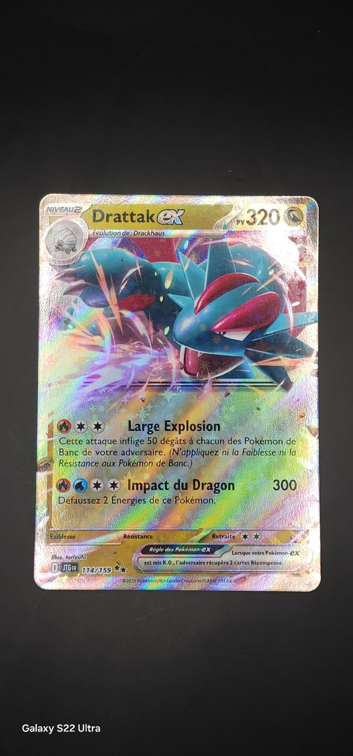 Pokémon - Drattak EX 114/159 - Aventures Ensemble