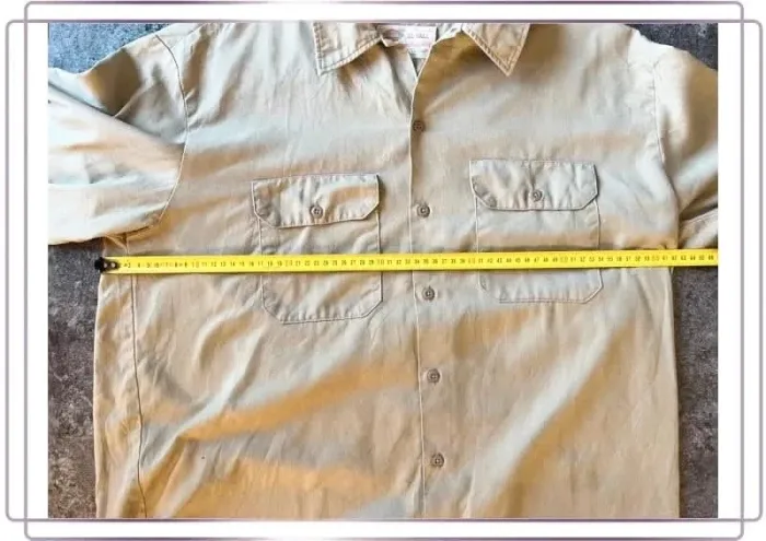 Chemise beige homme Dickies taille XL Men shirt - Herrenhemd - Camicia uomo - photo numéro 4