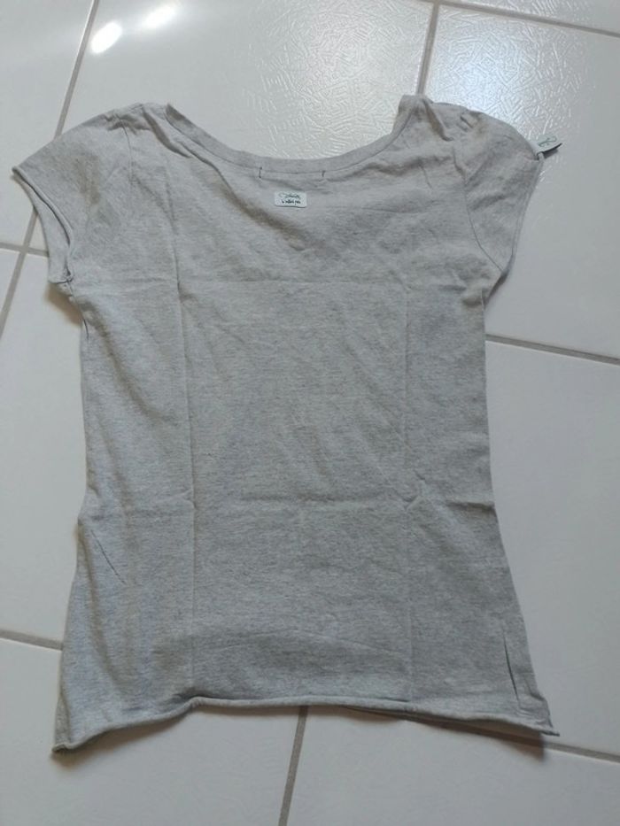 T-shirt gris I Love Run L'effet Péi - photo numéro 8