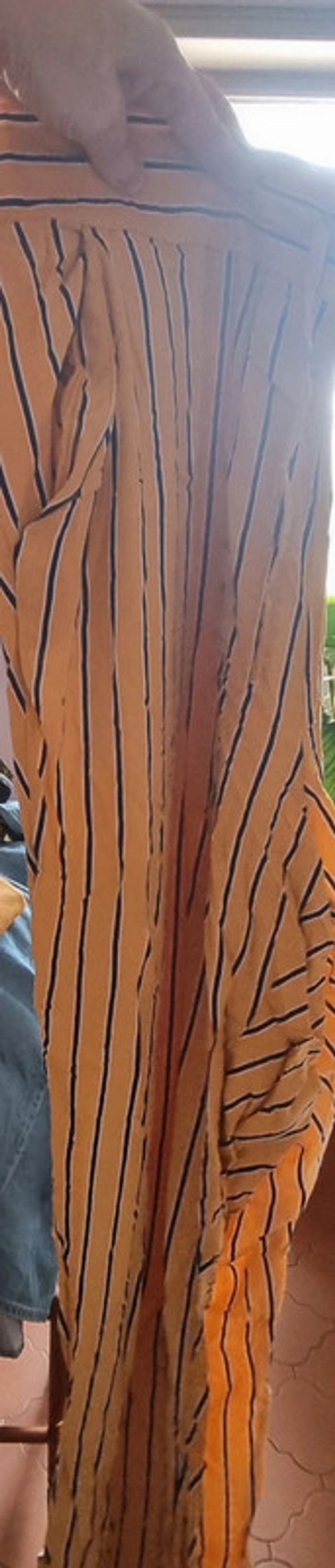 Pantalon neuf sans étiquette toile 3xl jaune marine - photo numéro 2