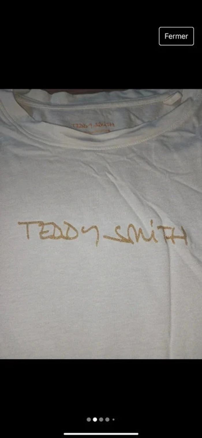 T-shirt NEUF Teddy Smith femme taille XS - photo numéro 2