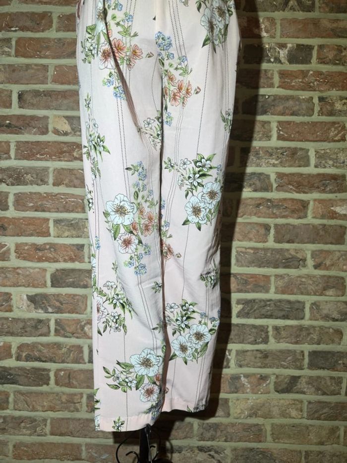 Pantalon rose clair fleuri Primark Taille XXS / 32 - photo numéro 12
