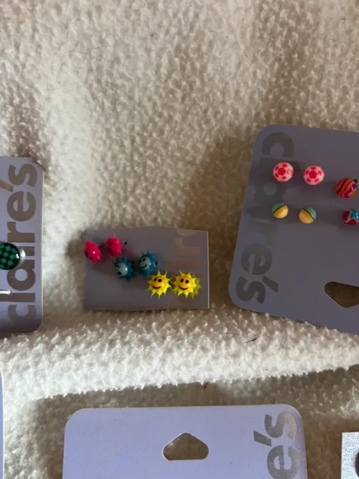 Lot de 67 paires boucles d’oreilles punk voyage noeud rock mignonne - photo numéro 9