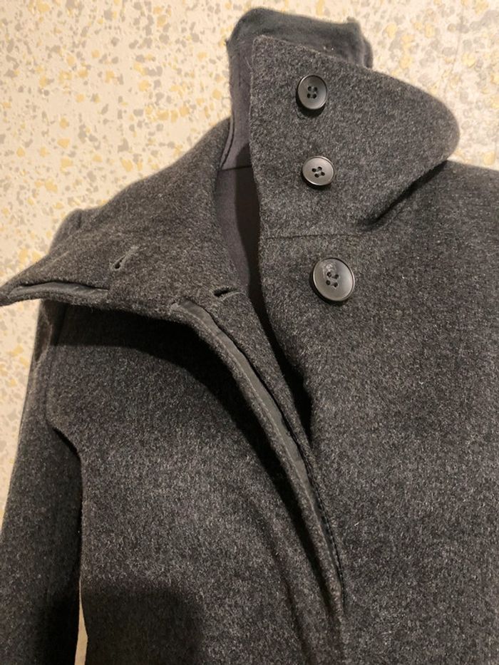 Manteau uniqlo laine et cachemire anthracite xs - photo numéro 4