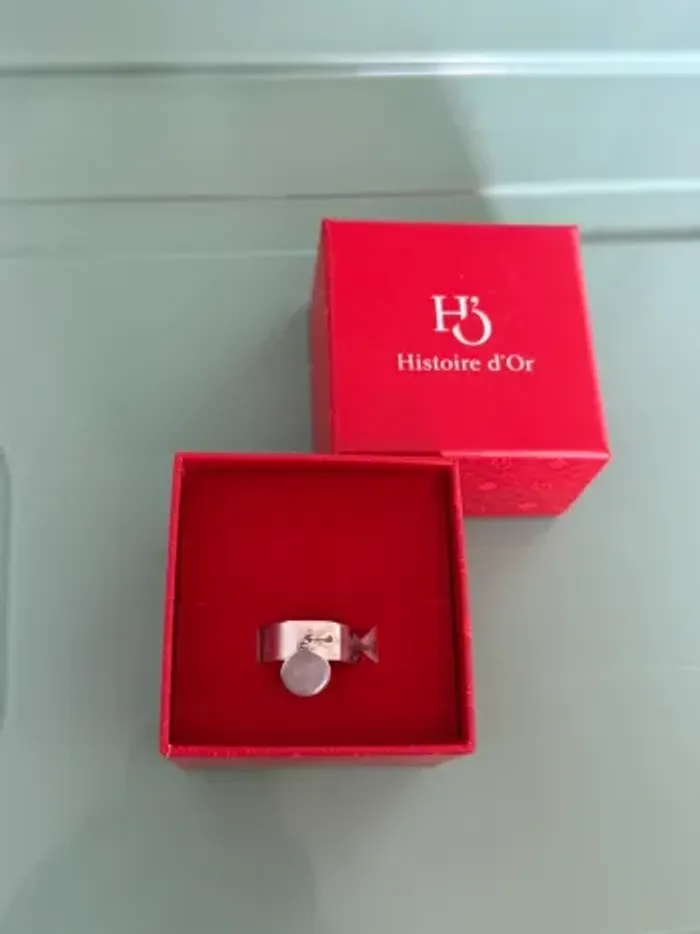 Bague argent rhodie « Cecil » Histoire d’Or taille 52 - photo numéro 2