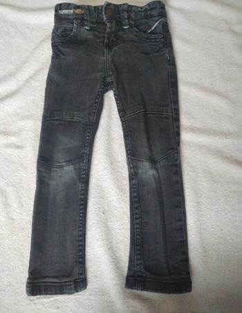 Jean slim noir délavé sergent major 2 ans