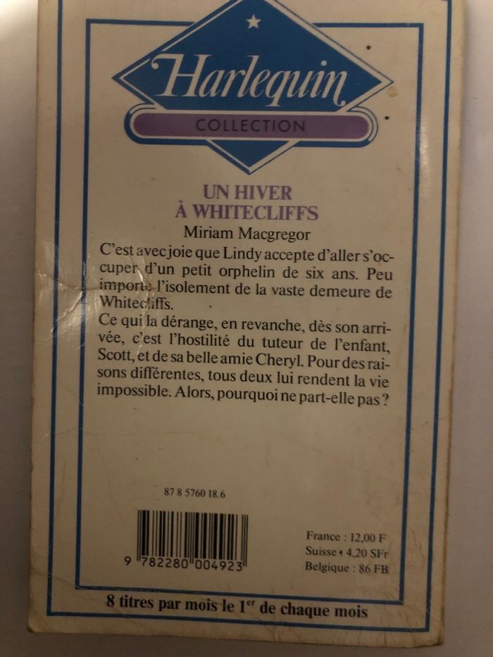 Livre un hiver à whitecliffs Miriam Macgregor - photo numéro 2