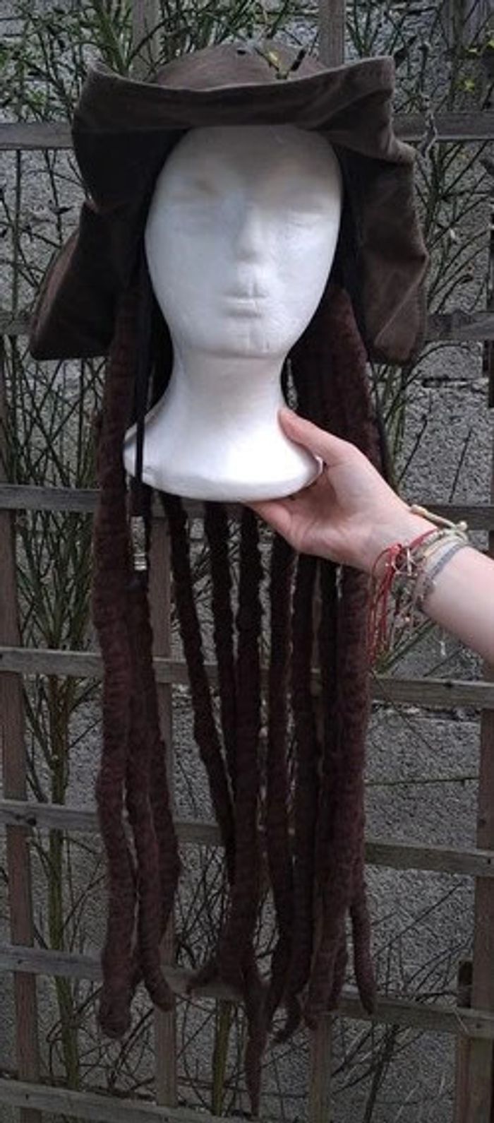 Perruque Chapeau de Pirate Jack avec Dreadlocks - photo numéro 7