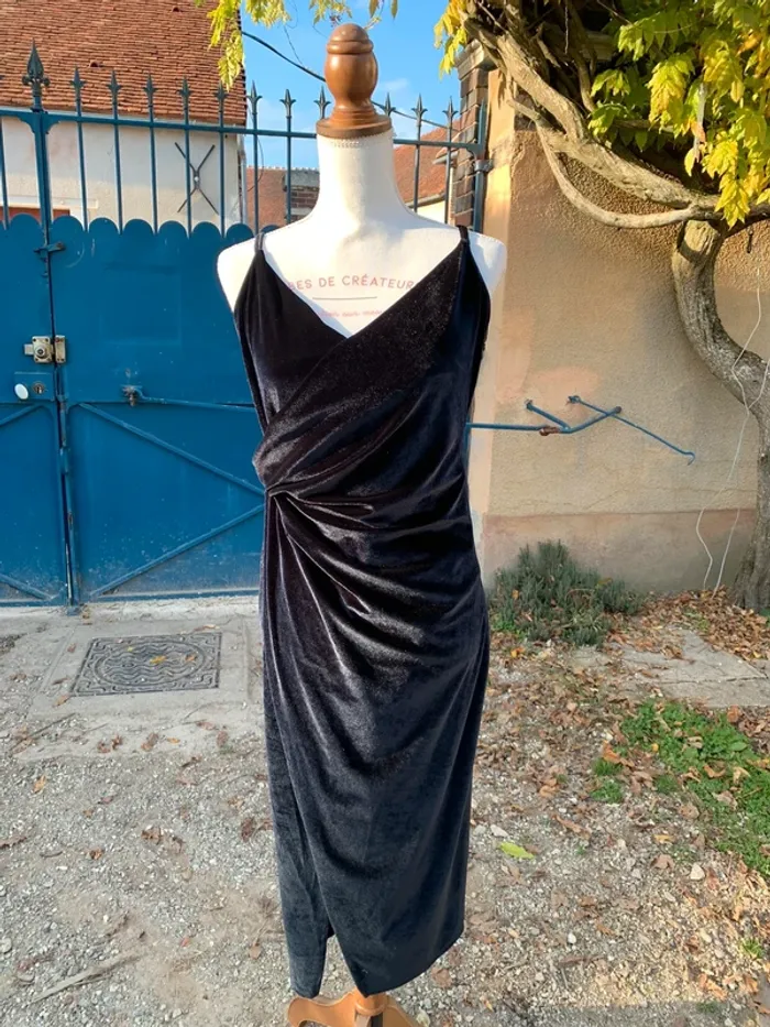 Robe chic en velours T.L Shein