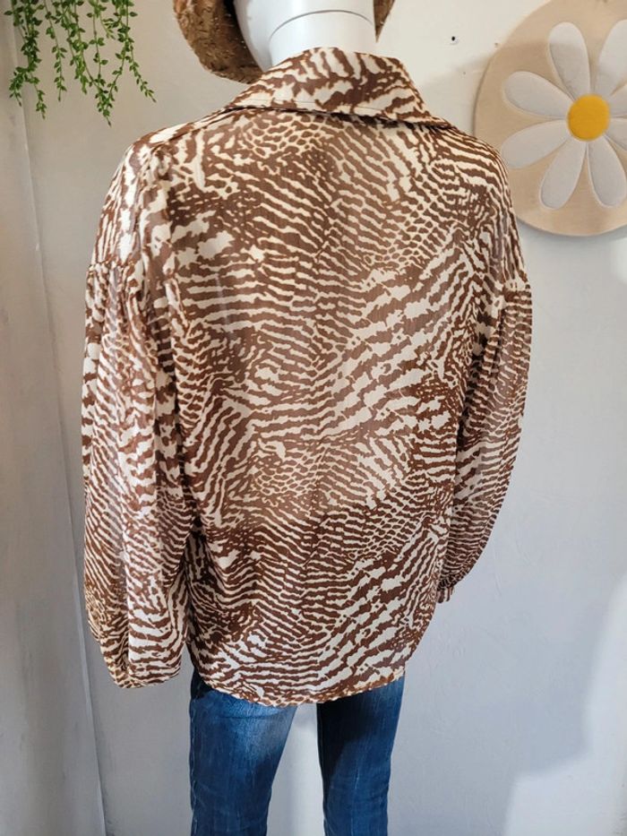 Chemise en voile avec fil doré - photo numéro 7