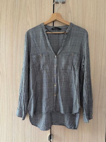 Chemise Zara motif Prince de Galles 