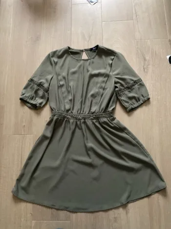 Robe courte kaki