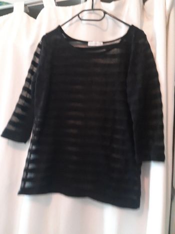 Pull fin rayures transparentes women only