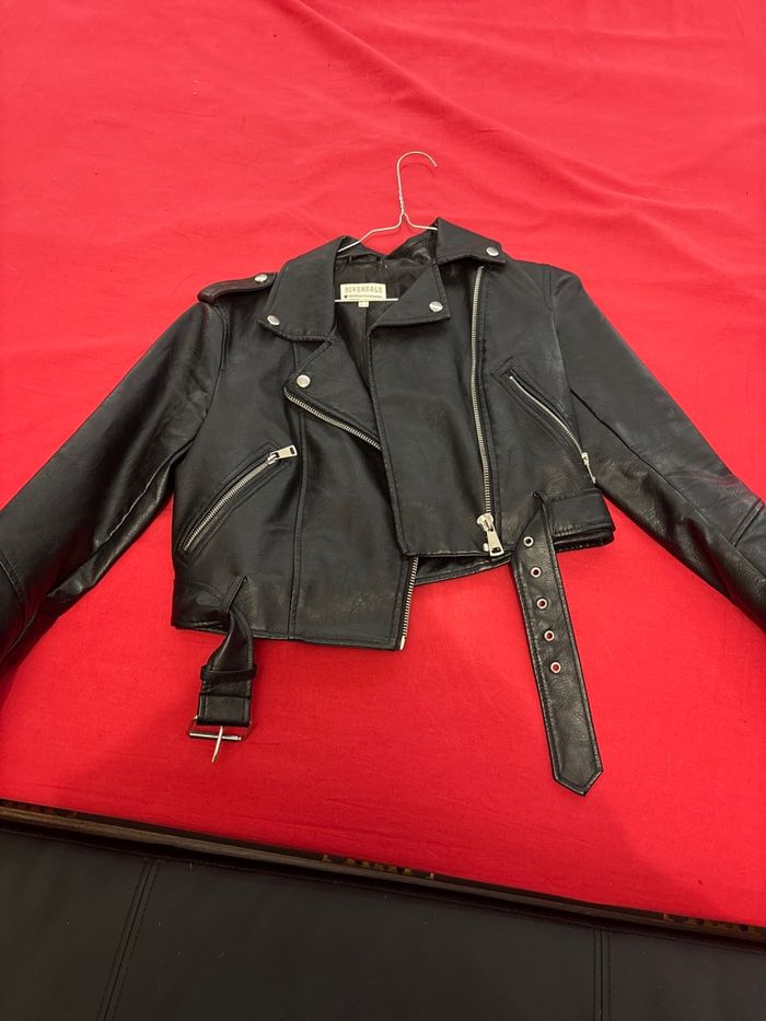 veste en cuir riverdale - photo numéro 1