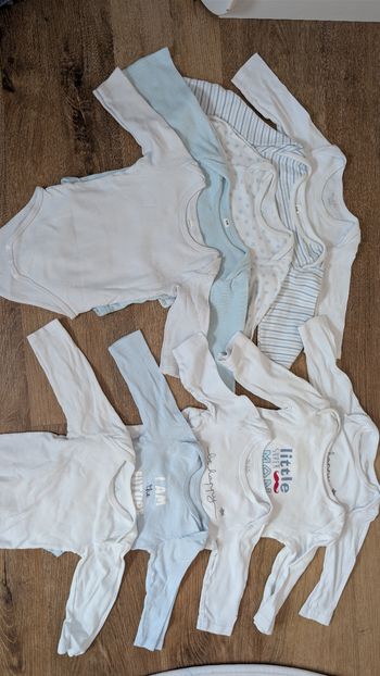 Lot de 10 bodys 