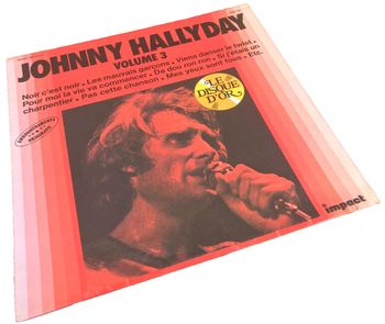 Vinyle 33 tours  Johnny Hallyday  Enregistrements Originaux  Volume 3 (1976)  Impact 6886158
