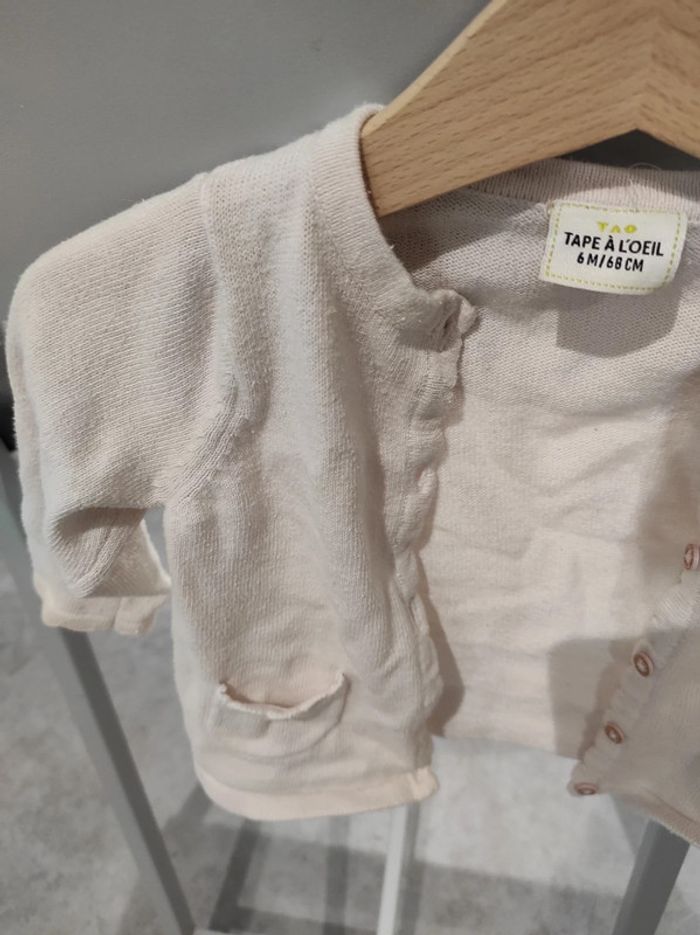 Gilet rose 6 mois - photo numéro 4